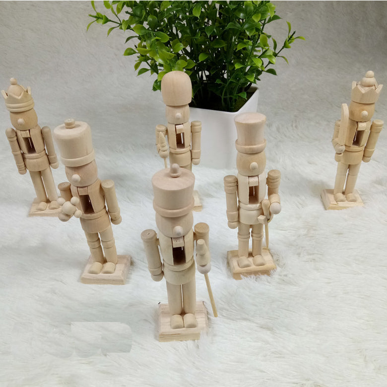 Paint-Your-Own Nutcracker Soldiers β Set of 6