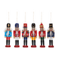 Hanging Nutcracker Soldiers – Set of 6, 15cm