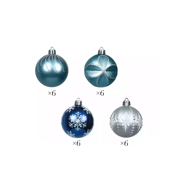 Christmas Tree Ornaments – Shatterproof, 60mm