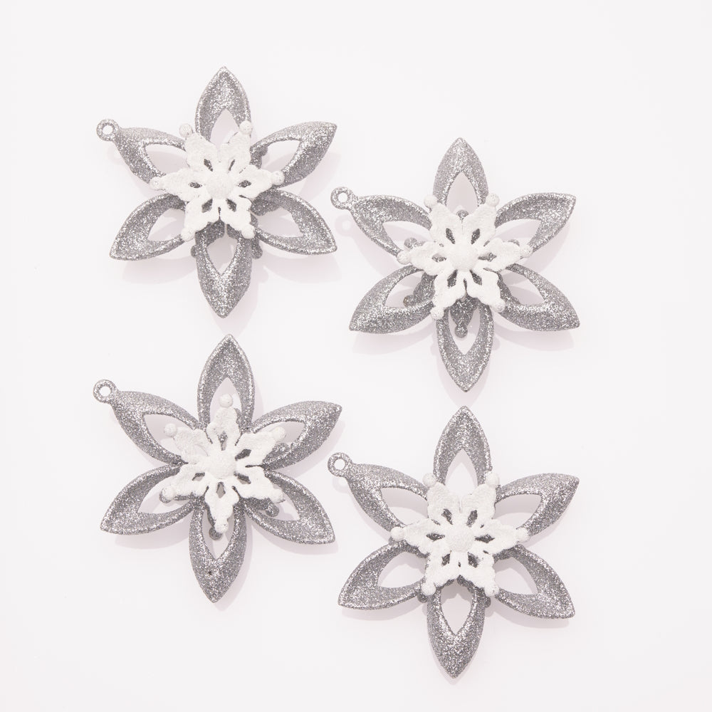 Hanging Star Ornament – Glitter, 10cm