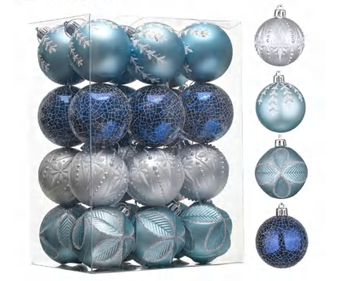 Christmas Tree Ornaments – Shatterproof, 60mm