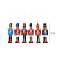 Hanging Nutcracker Soldiers – Set of 6, 15cm