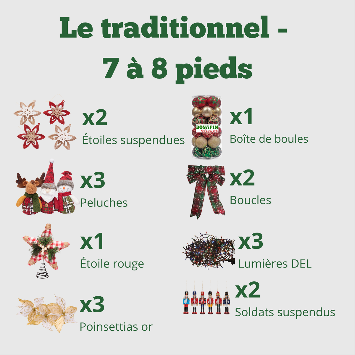 Christmas Tree Decoration Kit (Decoration only)