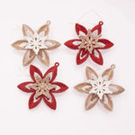 Hanging Star Ornament – Glitter, 10cm