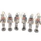 Hanging Nutcracker Soldiers – Set of 6, 15cm