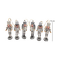 Hanging Nutcracker Soldiers – Set of 6, 15cm