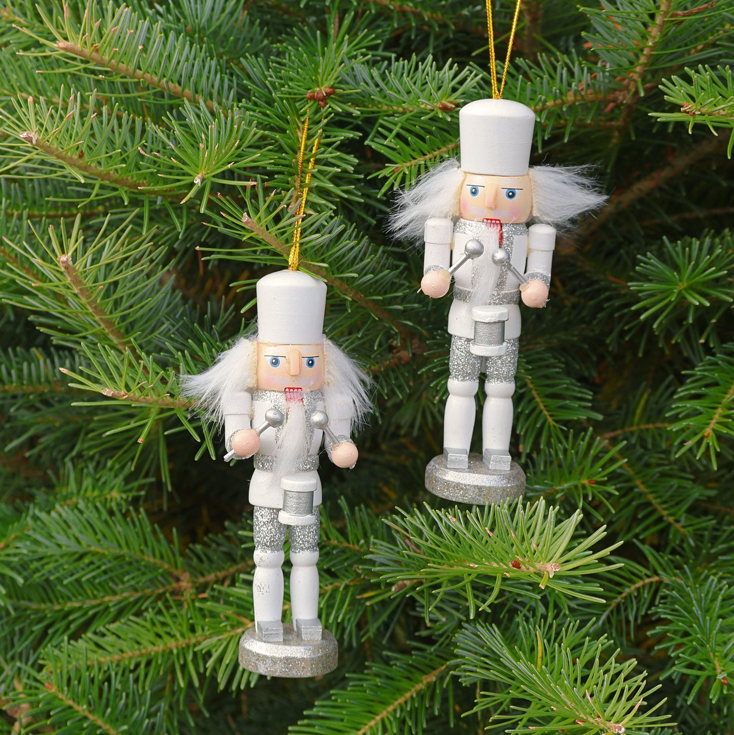 Hanging Nutcracker Soldiers – Set of 6, 15cm