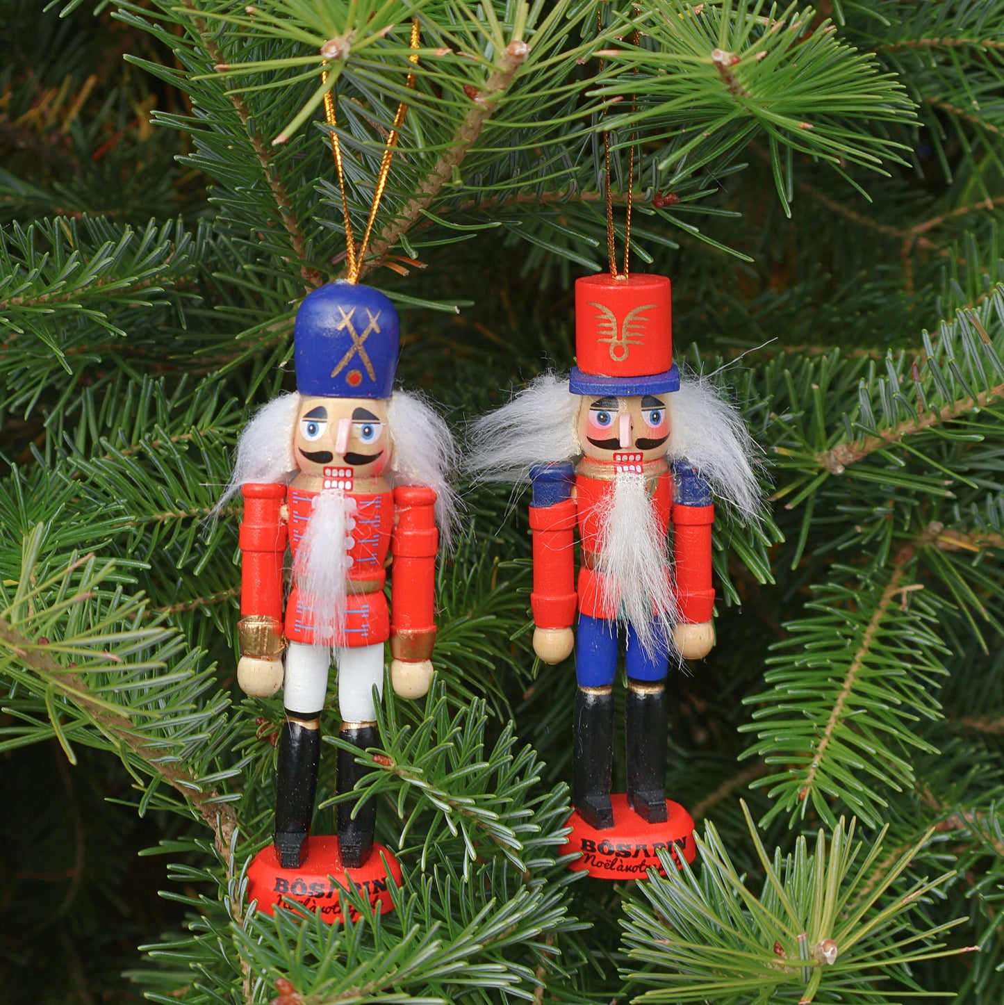 Hanging Nutcracker Soldiers – Set of 6, 15cm