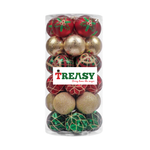 Christmas Tree Ornaments – Shatterproof, 60mm